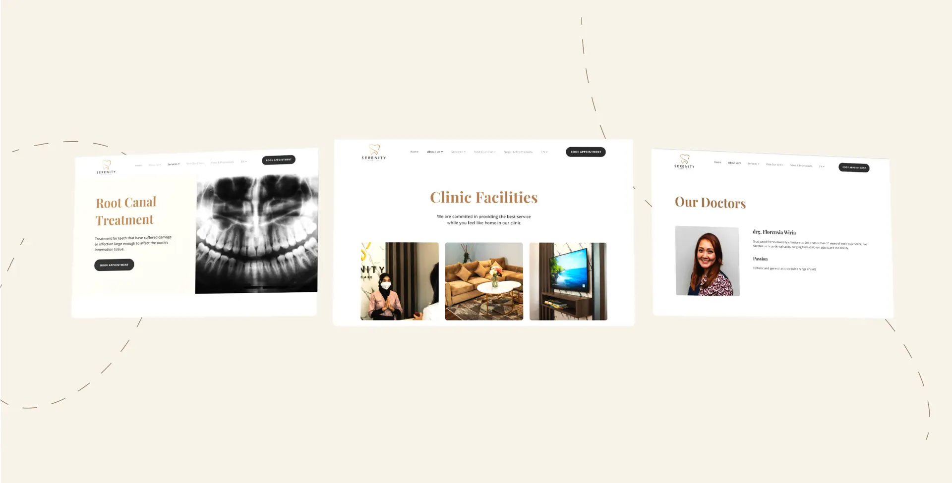 Serenity Dental Care mockup 2