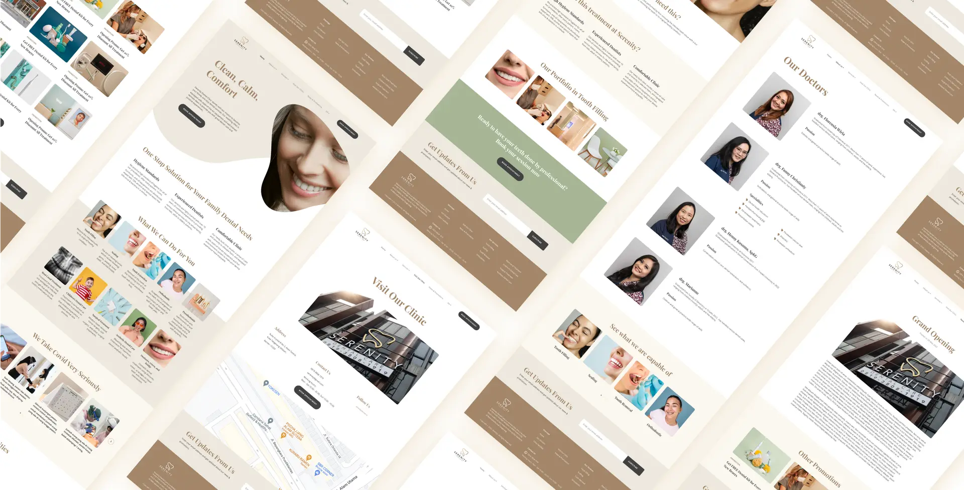 Serenity Dental Care mockup 1