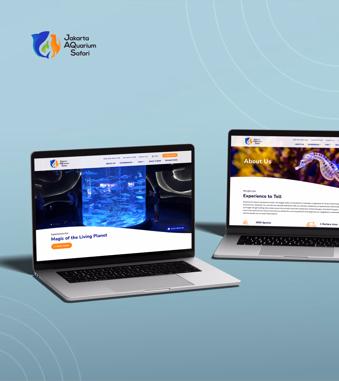 Jakarta Aquarium & Safari Website