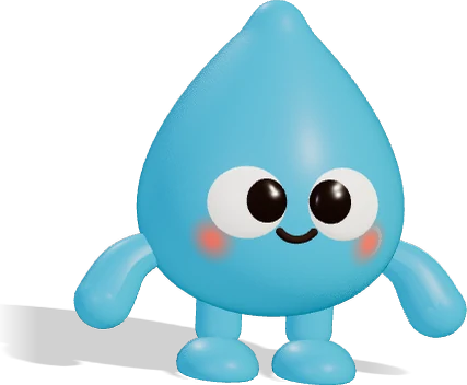Splash, a plush bomber character in Bomber Bash
